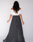 Polka Dot Wrap Skirt